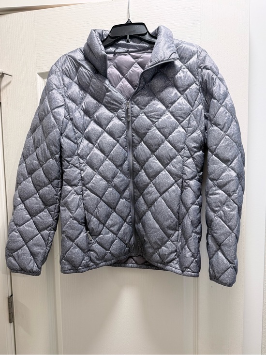 Source Unknown Jackets & Blazers - Quilted Puffer Jacket - Gray